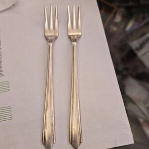 Silver R.W&S SEAFOOD FORKS